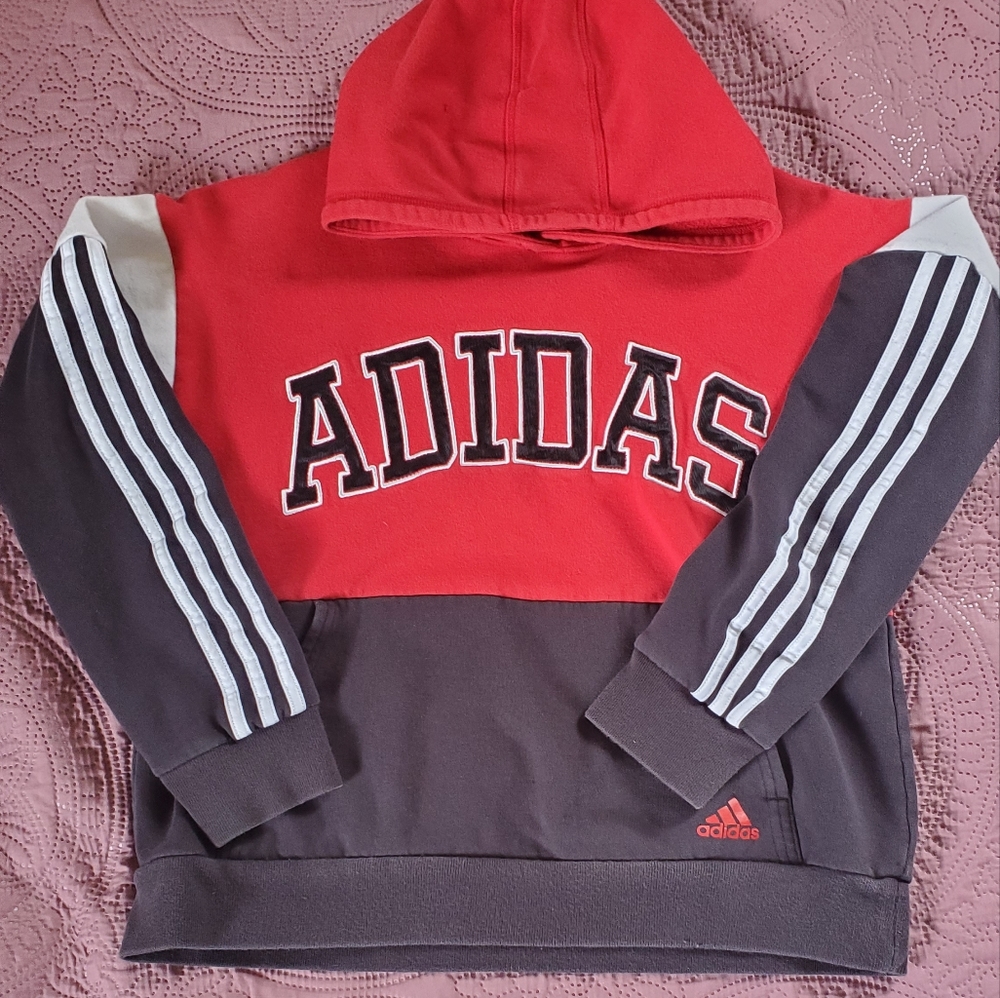 Boys size Large vintage Adidas hoodie